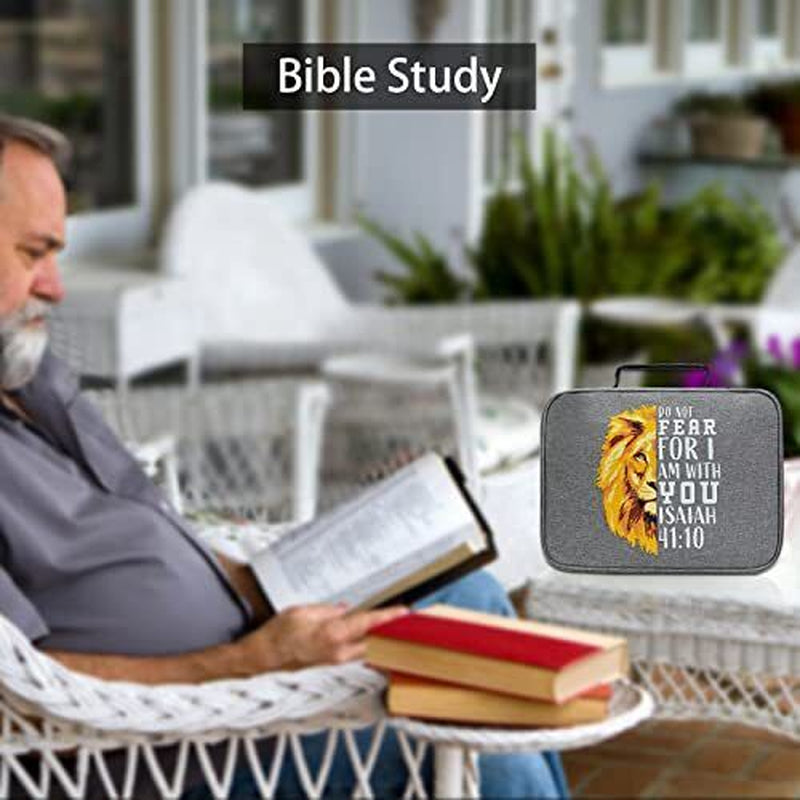 Bible Cover for Men Bible Case Women Bible Bag Boys Bible Carrying Case with Poc