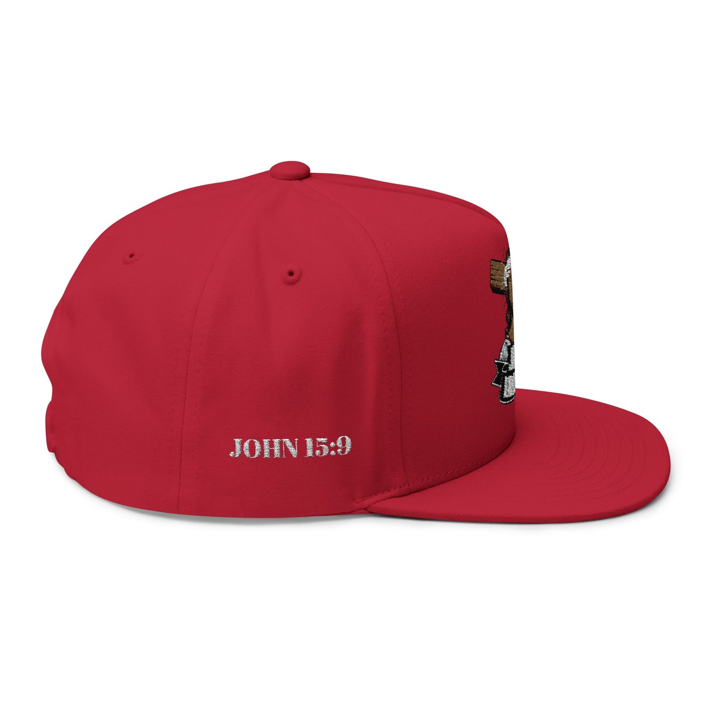 Jesus Loves You Flat Bill Cap – Christian Snapback Hat Divine Faith Armor