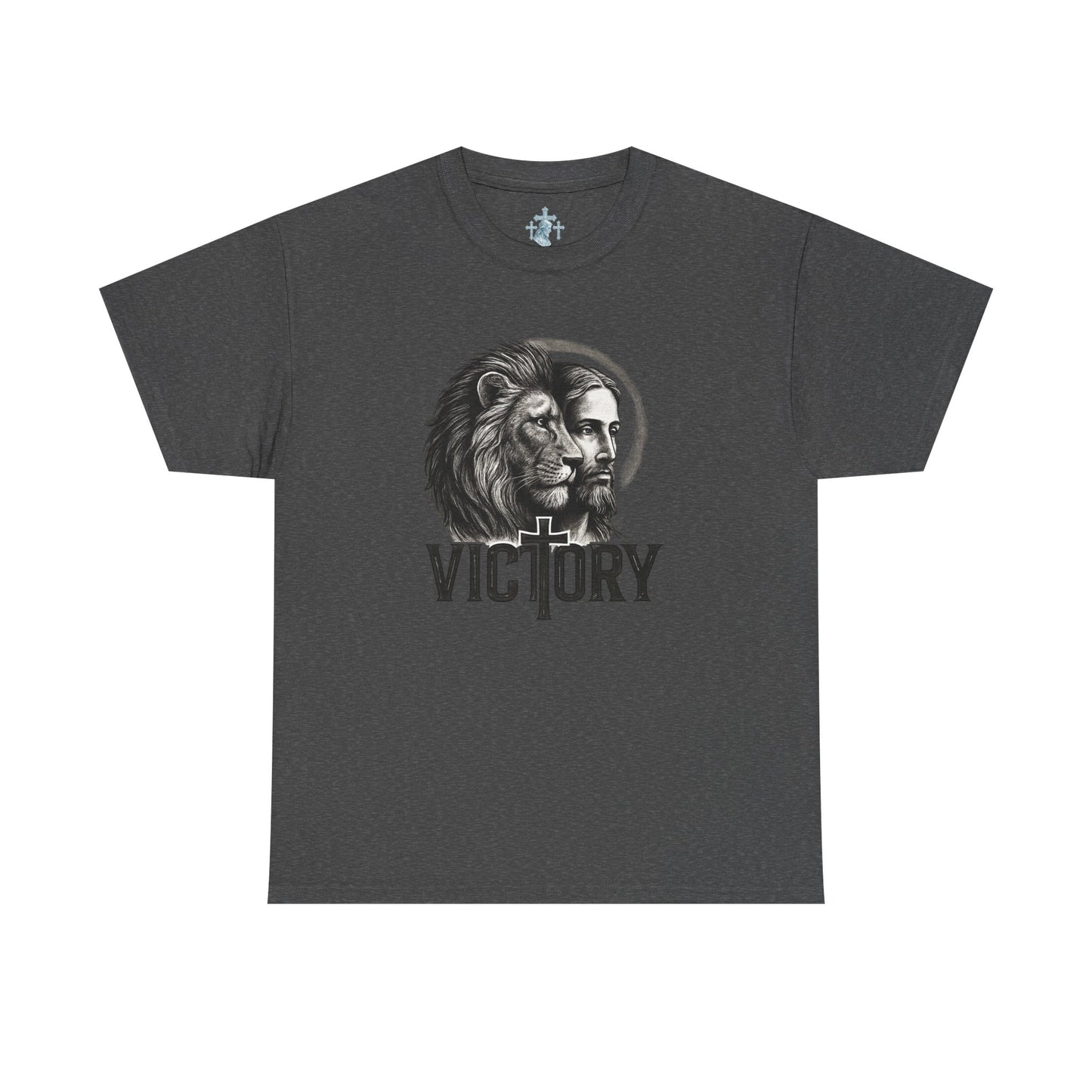Victory Lion & Face Christian T-Shirt – Divine Faith Armor