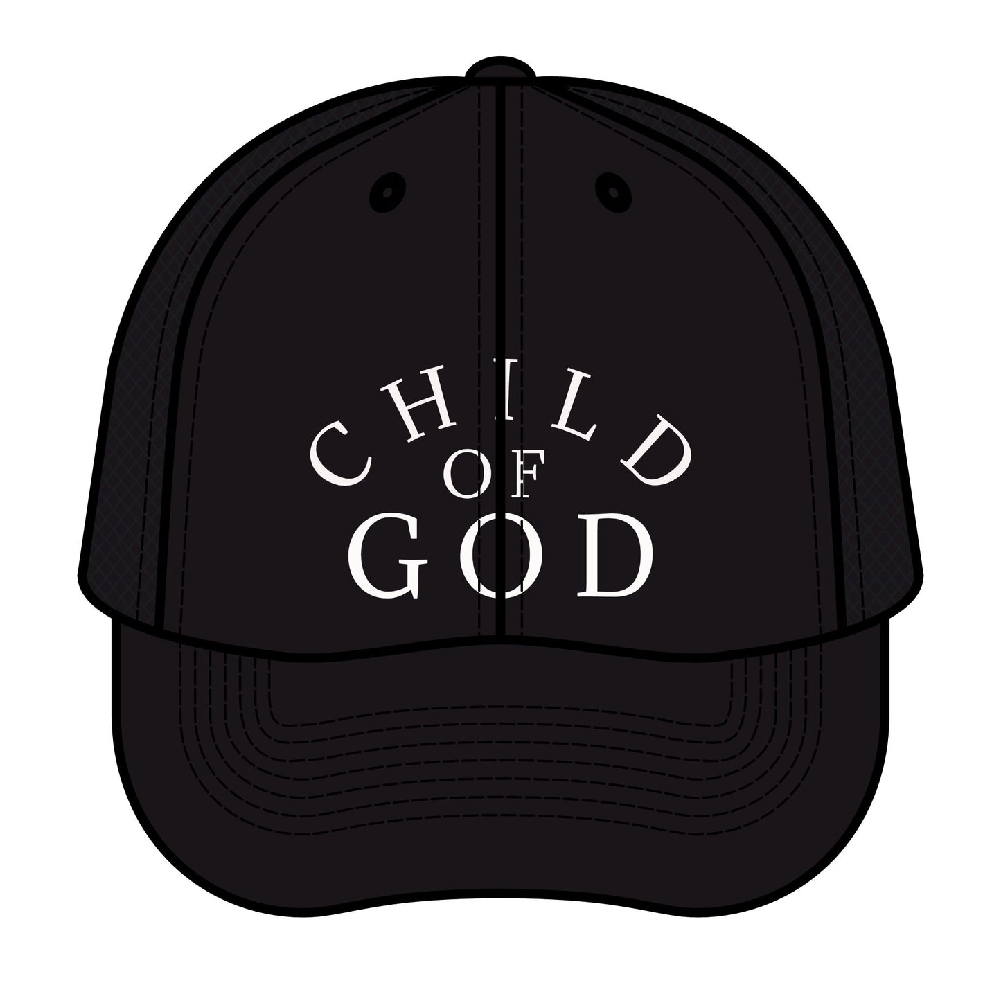 Child of God Trucker Hat  Divine Faith Armor