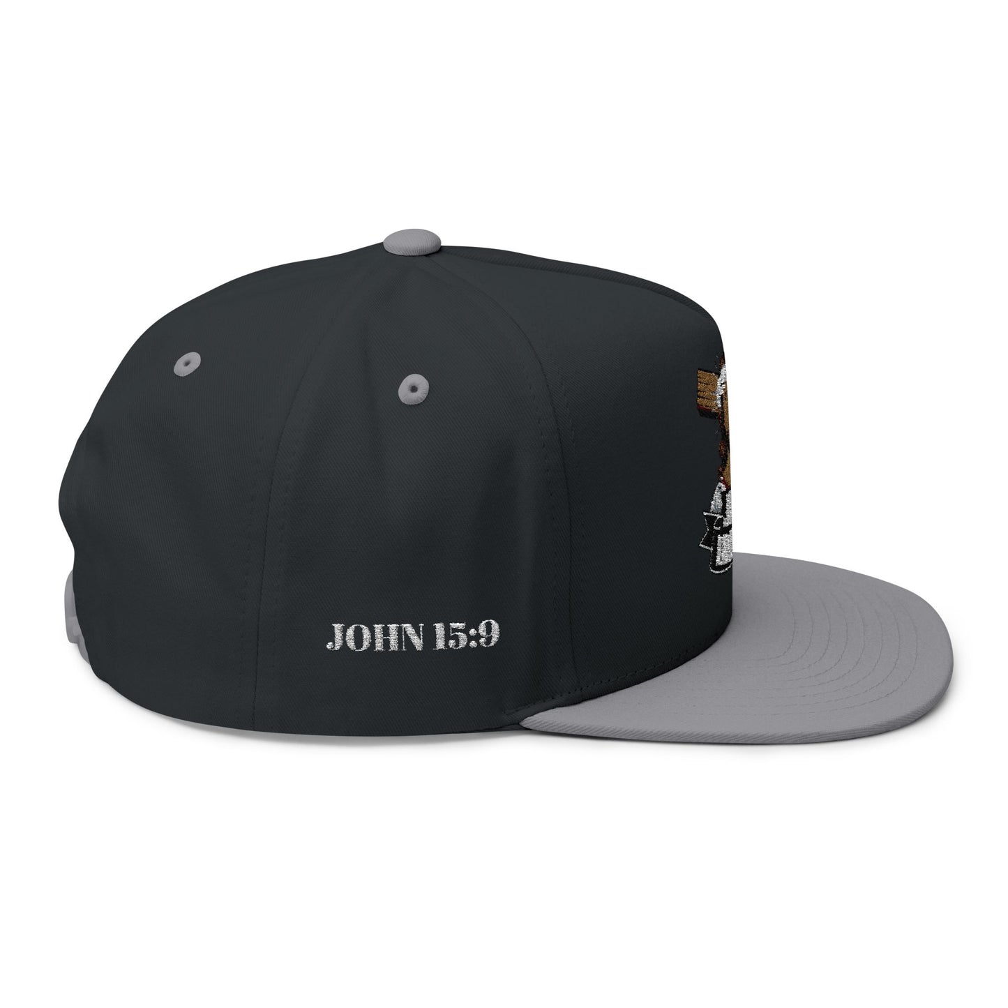 Jesus Loves You Flat Bill Cap – Christian Snapback Hat  Divine Faith Armor