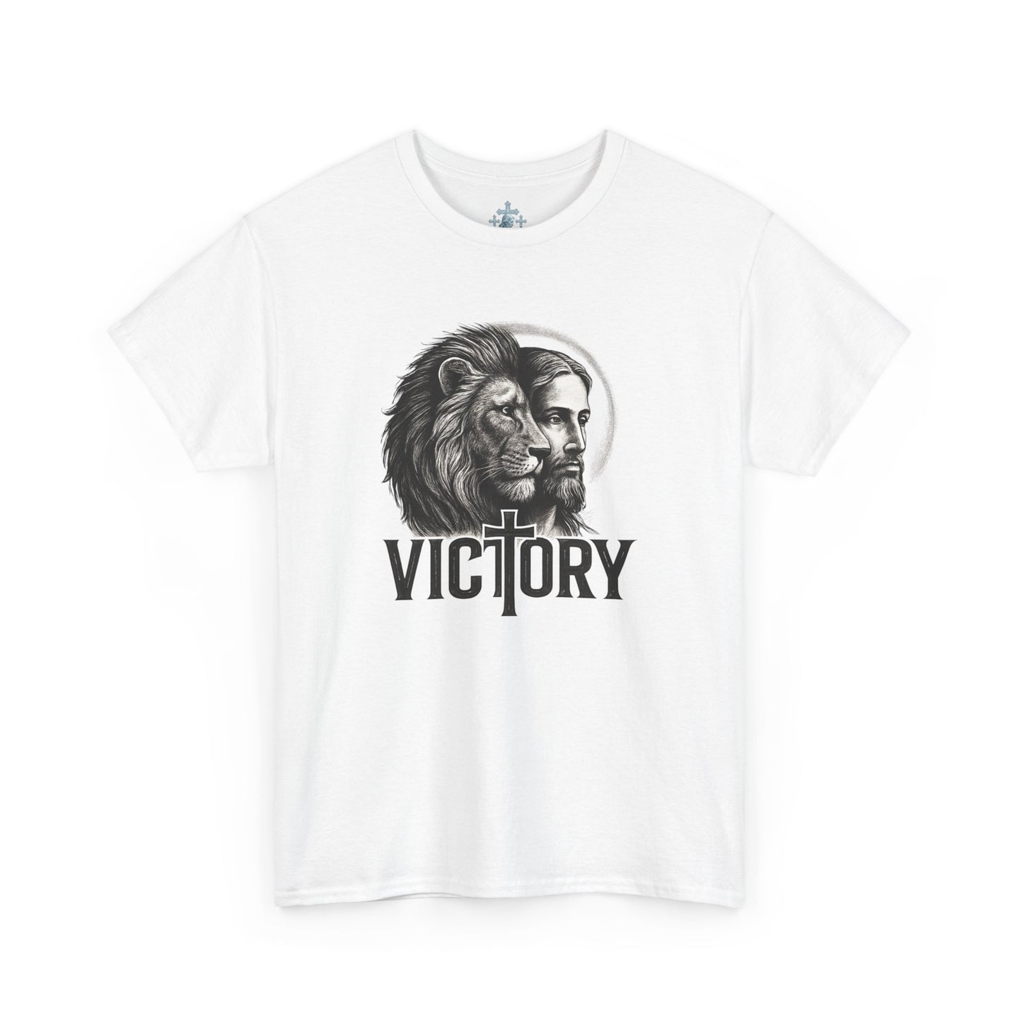 Victory Lion & Face Christian T-Shirt – Divine Faith Armor