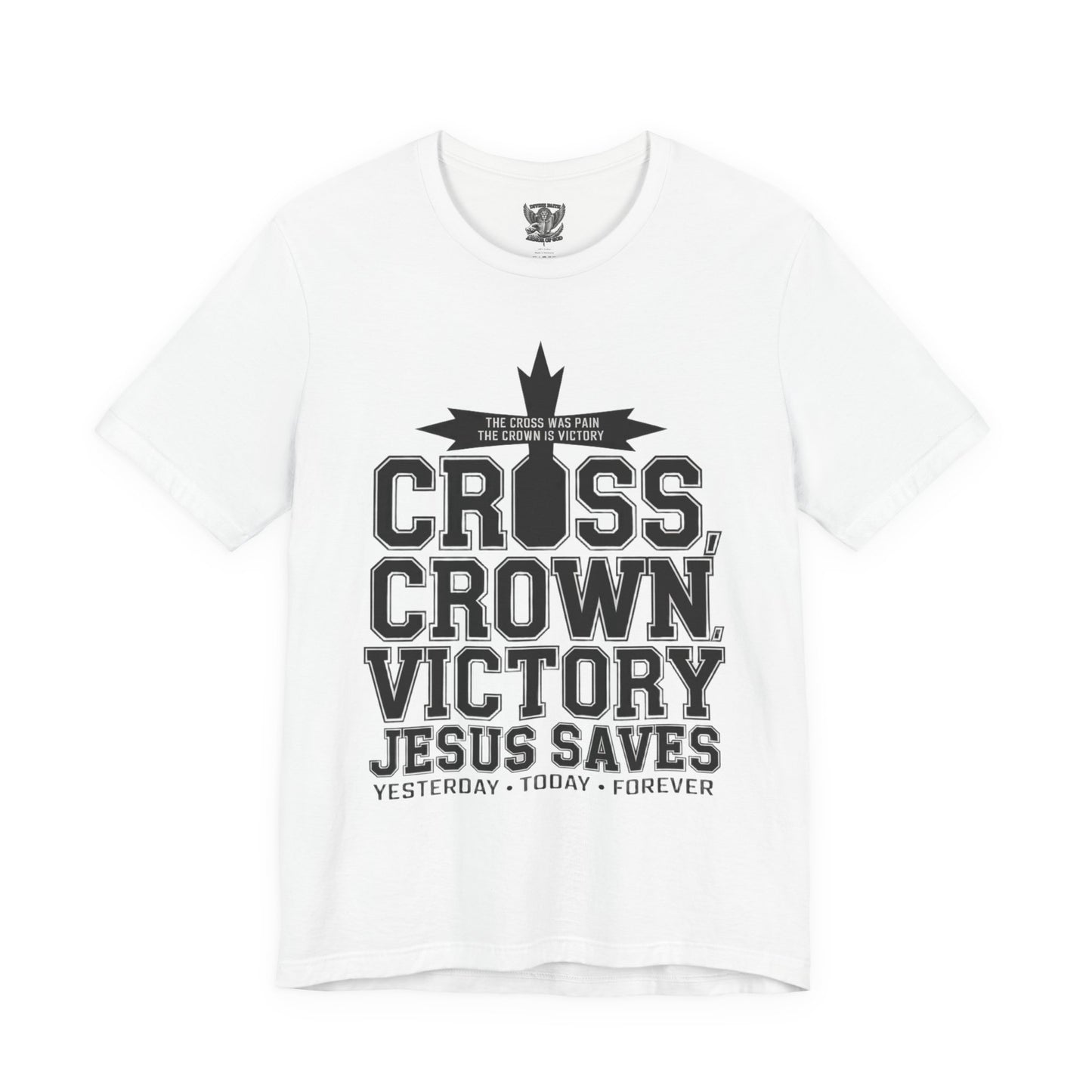 Victory Jesus Saves T-Shirt — Christian Faith Graphic Tee