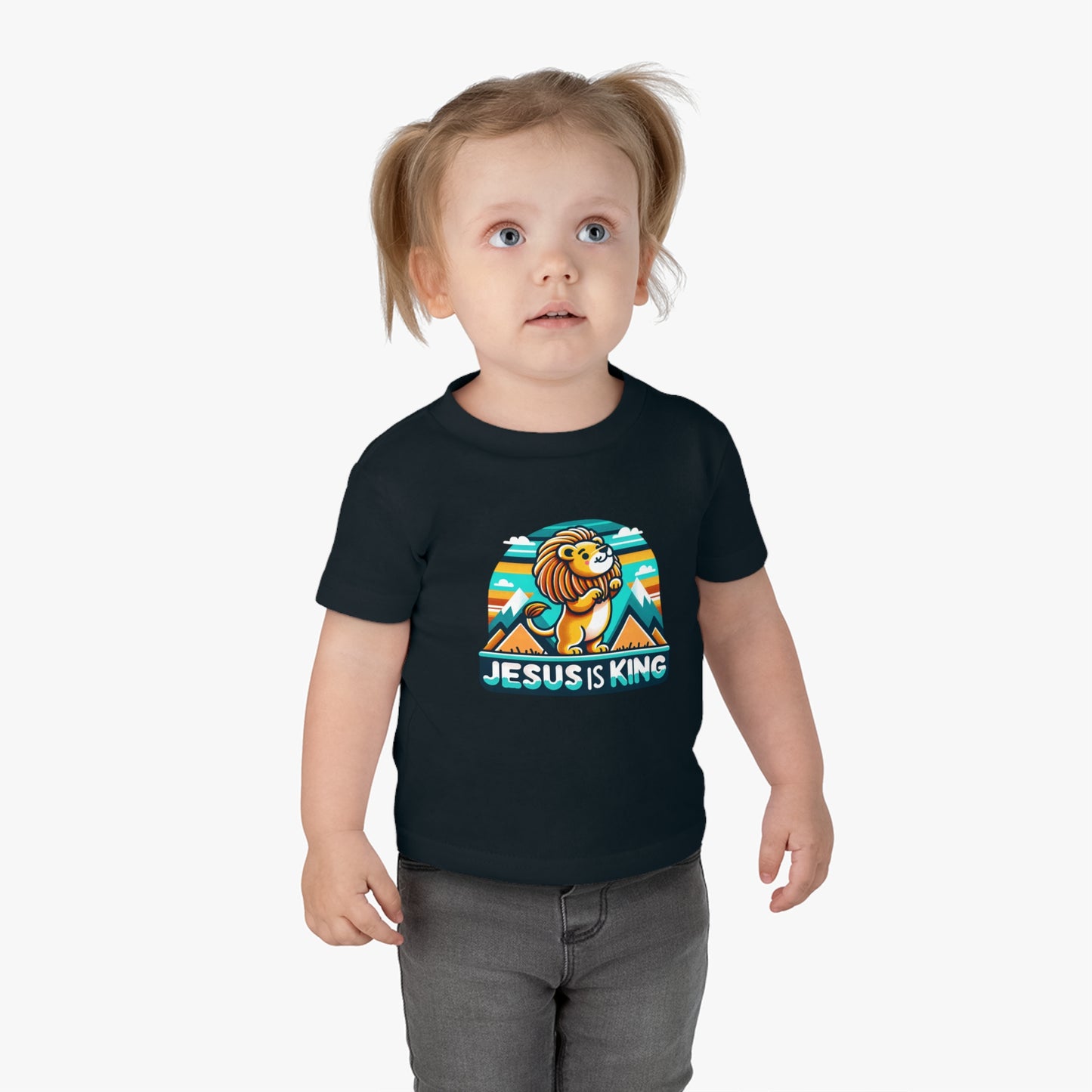 Jesus Is King Kids T-Shirt –Infant Tee  Divine Faith Armor