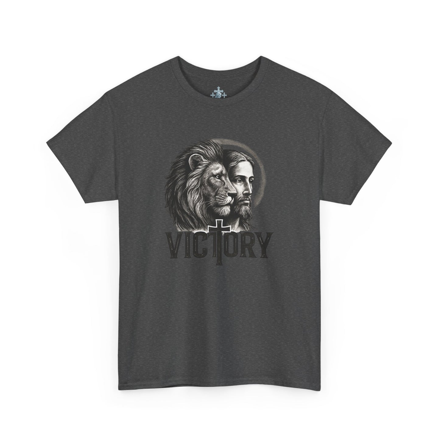 Victory Lion & Face Christian T-Shirt – Divine Faith Armor