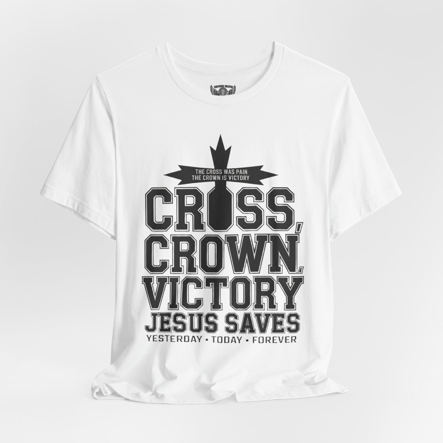Victory Jesus Saves T-Shirt — Christian Faith Graphic Tee