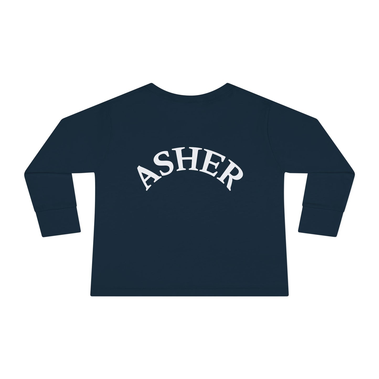 Copy of Jesus Loves Me Toddler Long Sleeve Tee - Personalized Back, Christian Kids Apparel, Perfect for Easter, Birthdays, Playdates, Everyday Wear