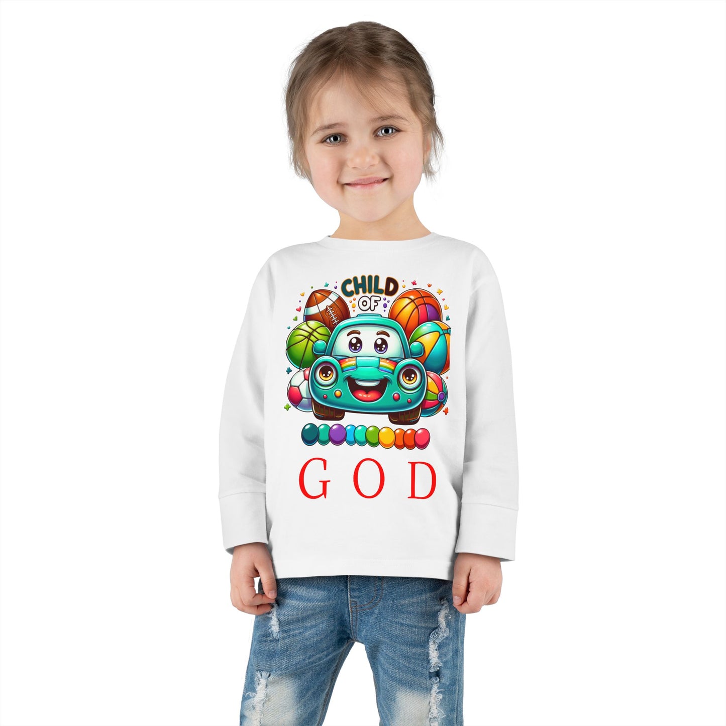Colorful Toddler "Child of God"  Divine Faith Armor