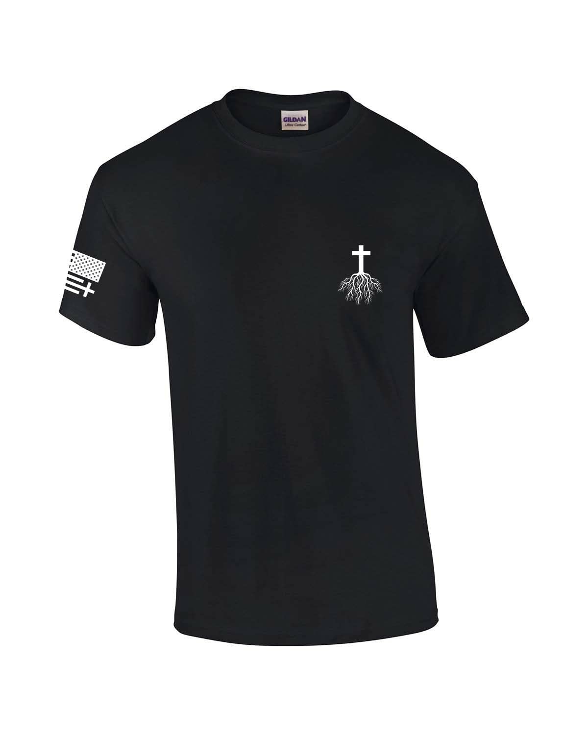 Trenz Shirt Company Mens Christian Bible Emergency Numbers Scripture Short Sleeve Graphic Tee, Black - Large