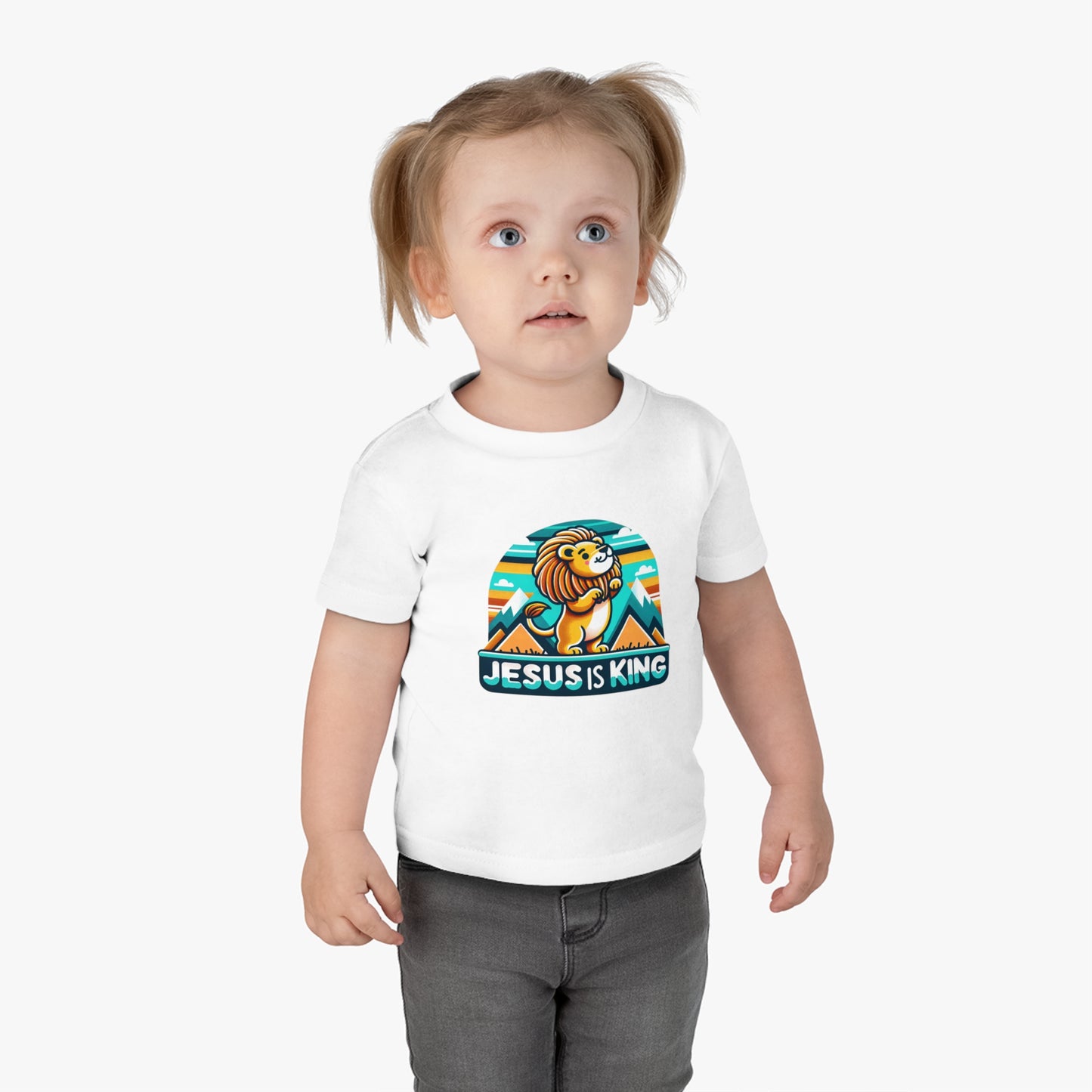 Jesus Is King Kids T-Shirt –Infant Tee  Divine Faith Armor