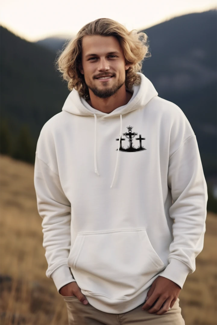 Divine Faith Armor™ Jesus Lion Cross Lightning Shirt featuring lion, Jesus, and crucifix design