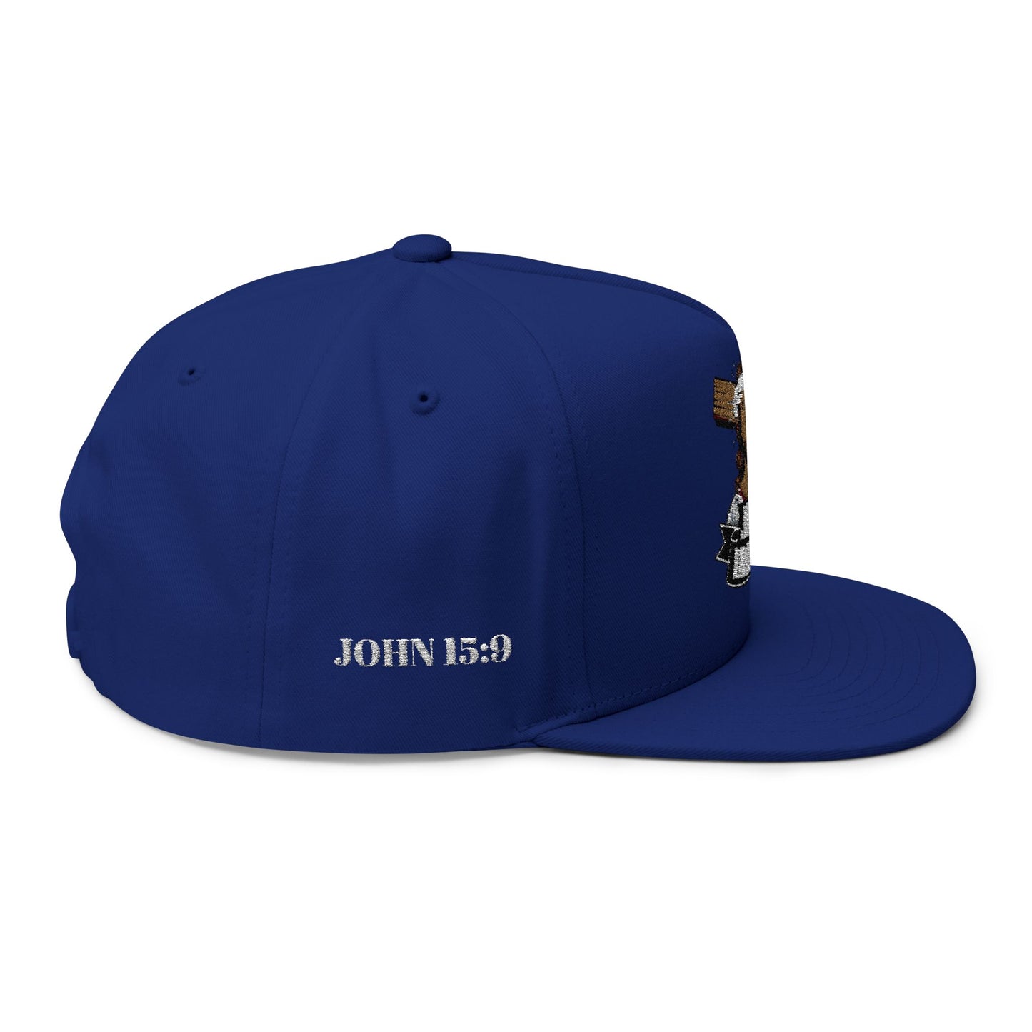 Jesus Loves You Flat Bill Cap – Christian Snapback Hat  Divine Faith Armor