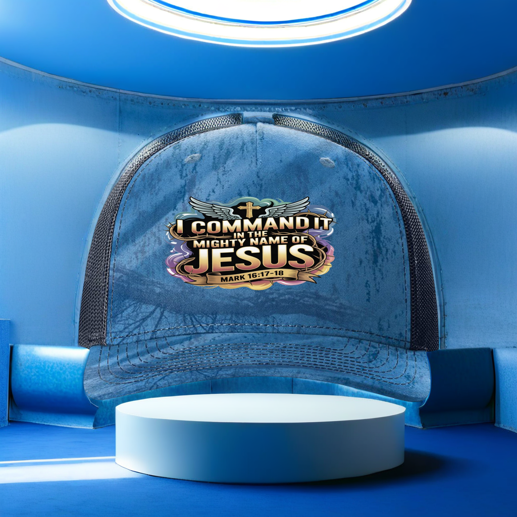 Jesus Command Snapback Divine Faith Armor