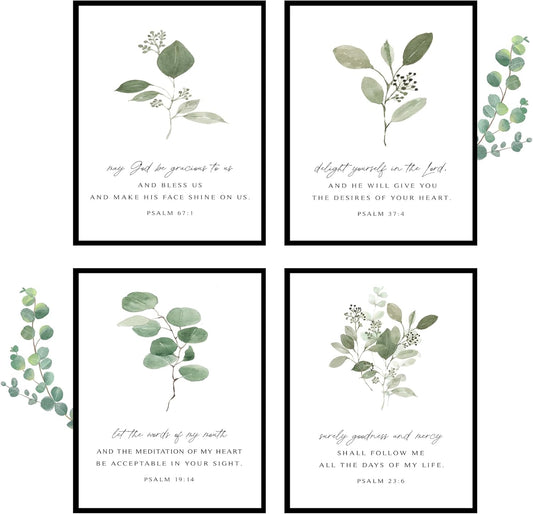 Christian Wall Art, Christian Wall Decor, Bible Verses Wall Decor, Christian Art, Bible Verse Wall Art, Christian Posters, Bible Scripture Wall Decor, Bible Verse Poster (8X10 Unframed)