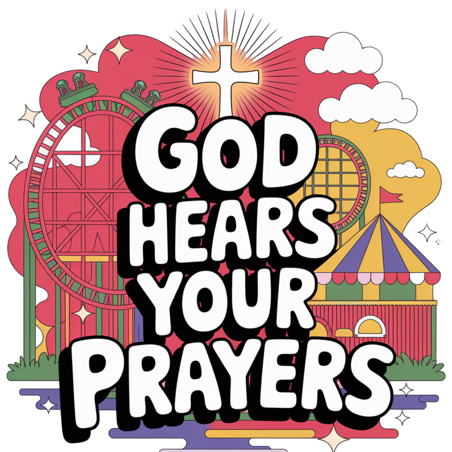 Colorful Kids Faith Shirt  Divine Faith Armor