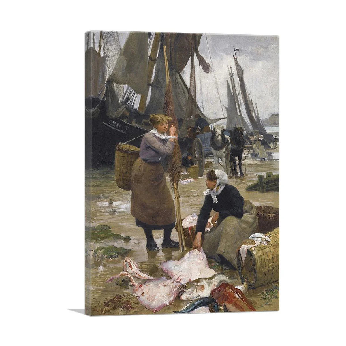 The Arrival of the Fishing Boats