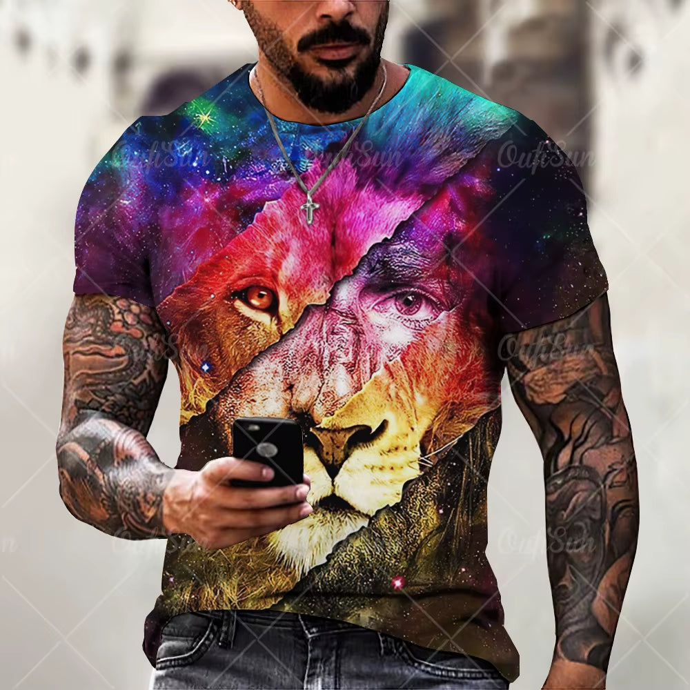 Christ Jesus T-Shirt for Mens 3D Print T Shirt Free Shipping Clothes Short Sleeve Streetwear Vintage Tops Tee Shirt Men Clothing
