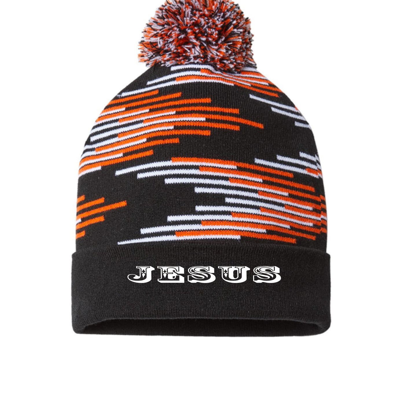 Black/ Deep Orange/ White - FRONT