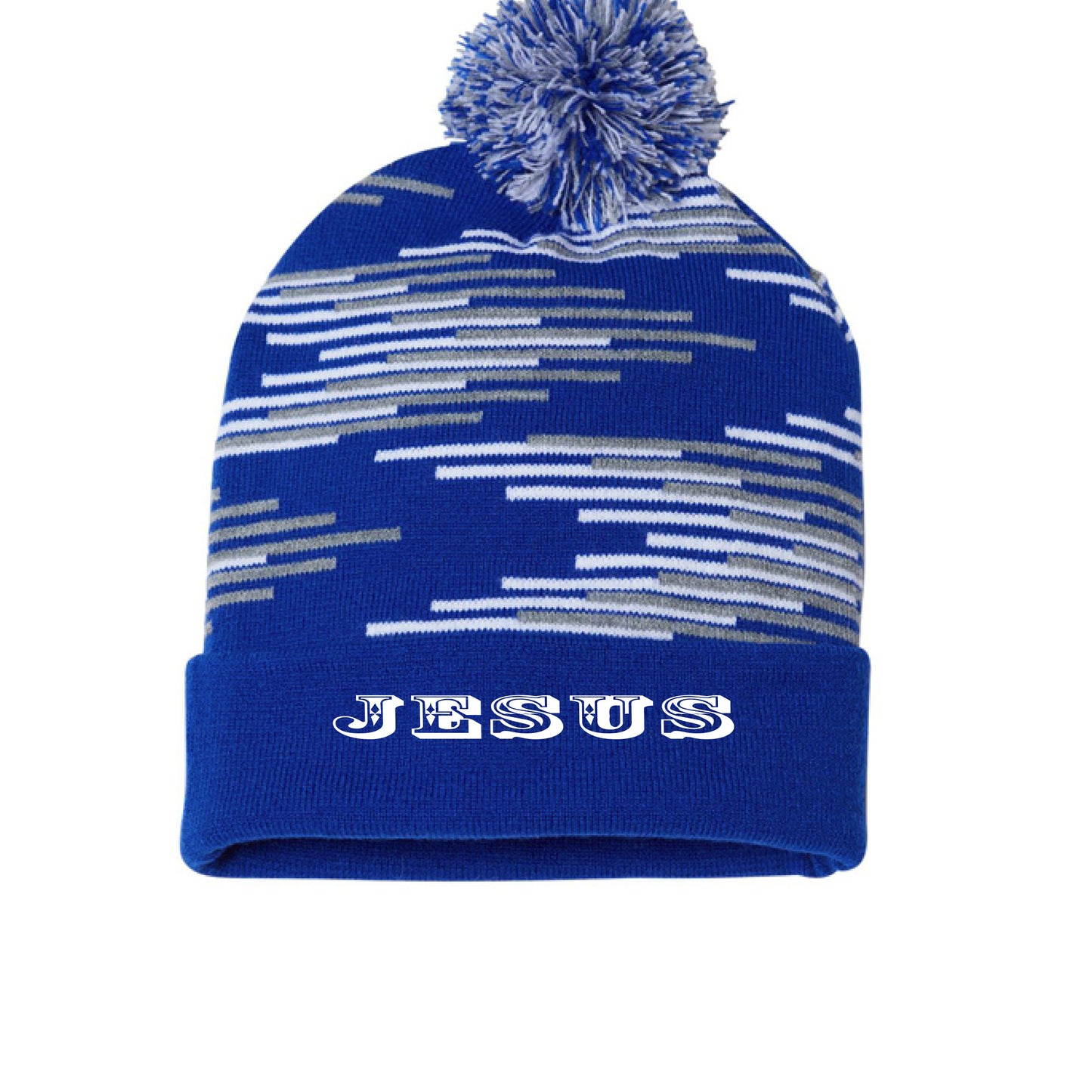 True Royal/ Heather/ White - FRONT