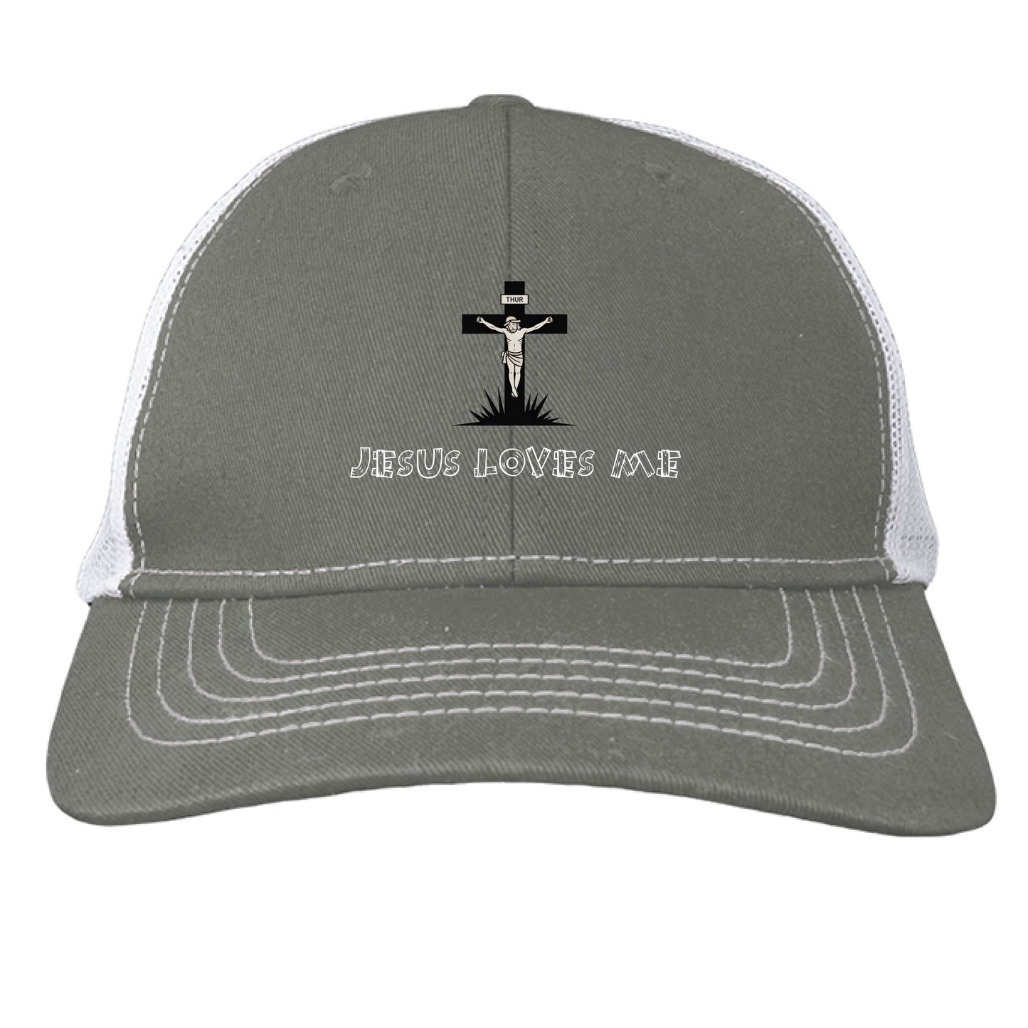 Heather Grey/ White - FRONT