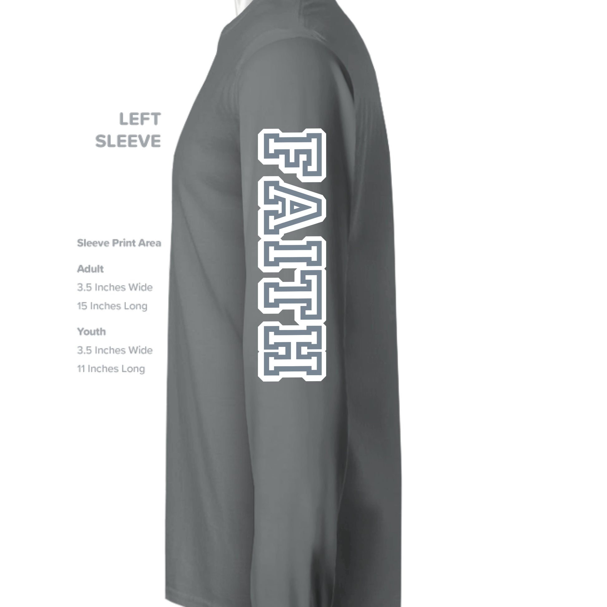 Dark Grey Hthr - SLEEVE_LEFT