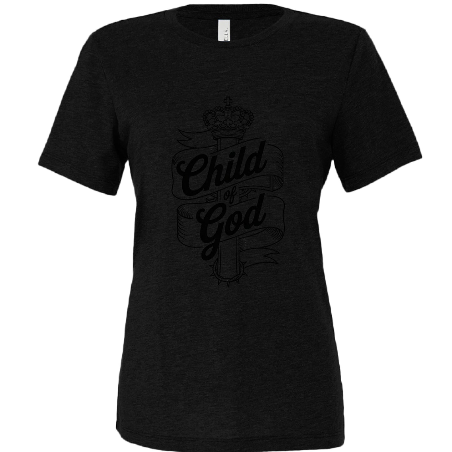 SOLID BLK TRIBLEND - FRONT