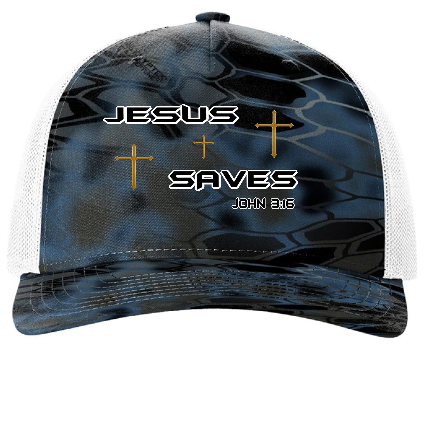 Kryptek Neptune/ White - FRONT