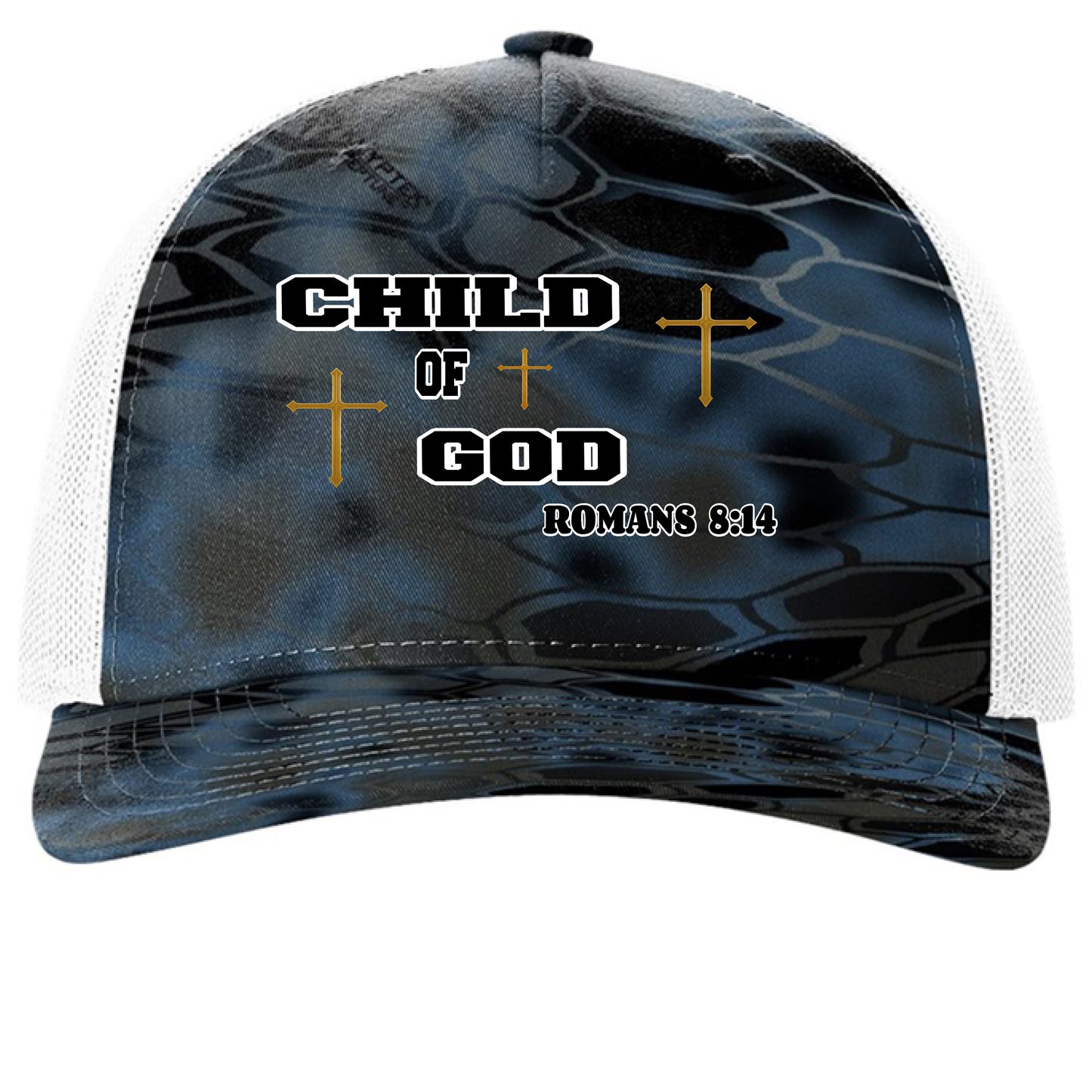 Kryptek Neptune/ White - FRONT