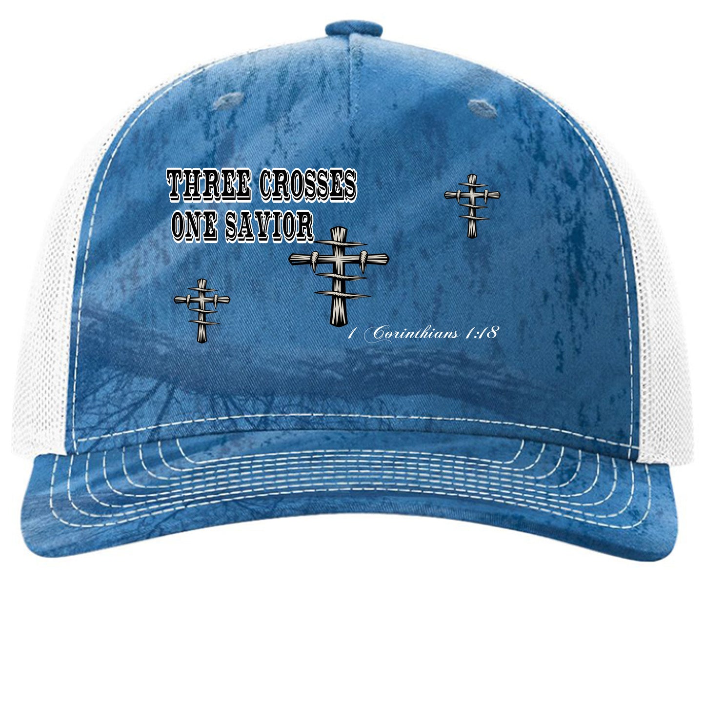 Realtree Fishing Light Blue/ White - FRONT