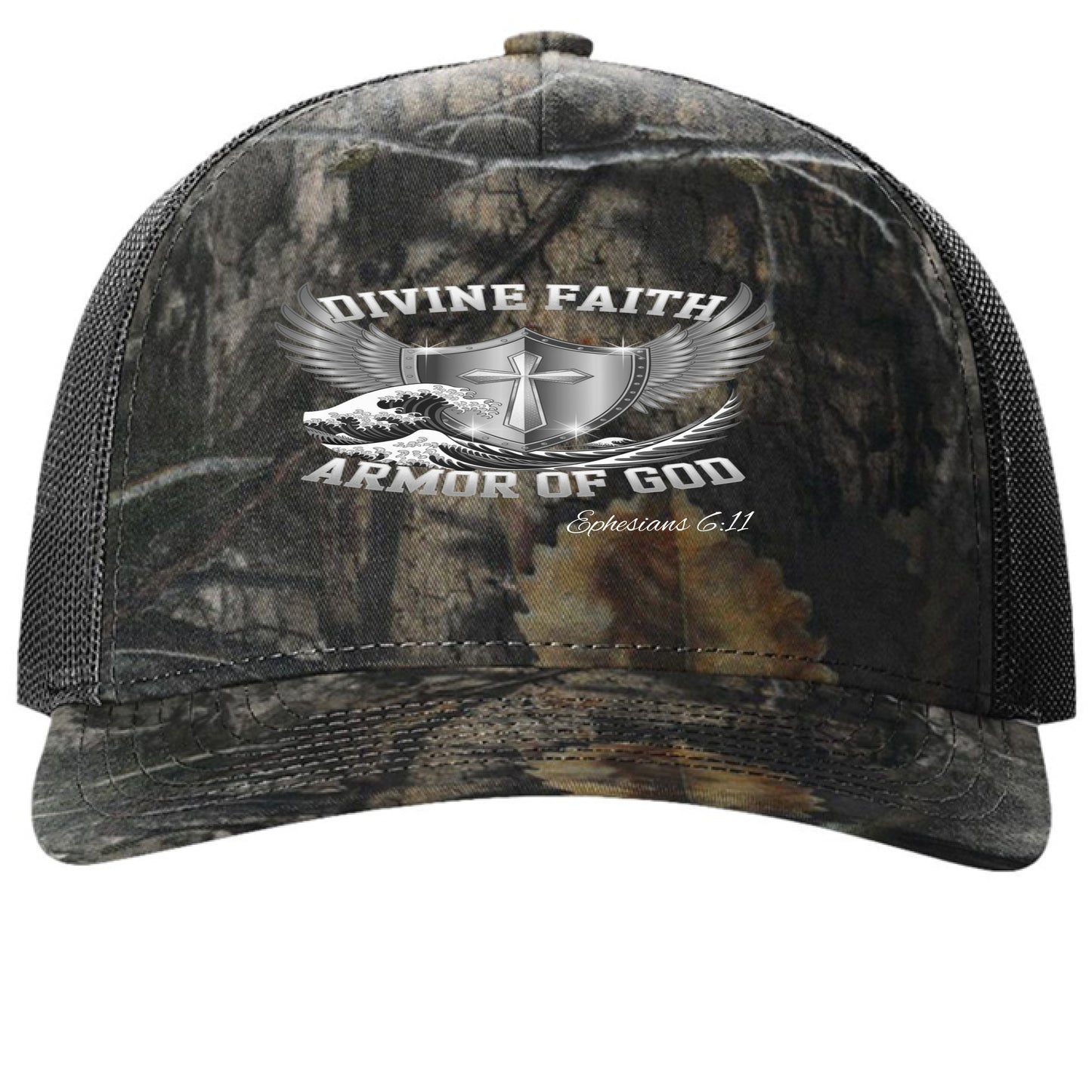 Mossy Oak Country DNA/ Black - FRONT
