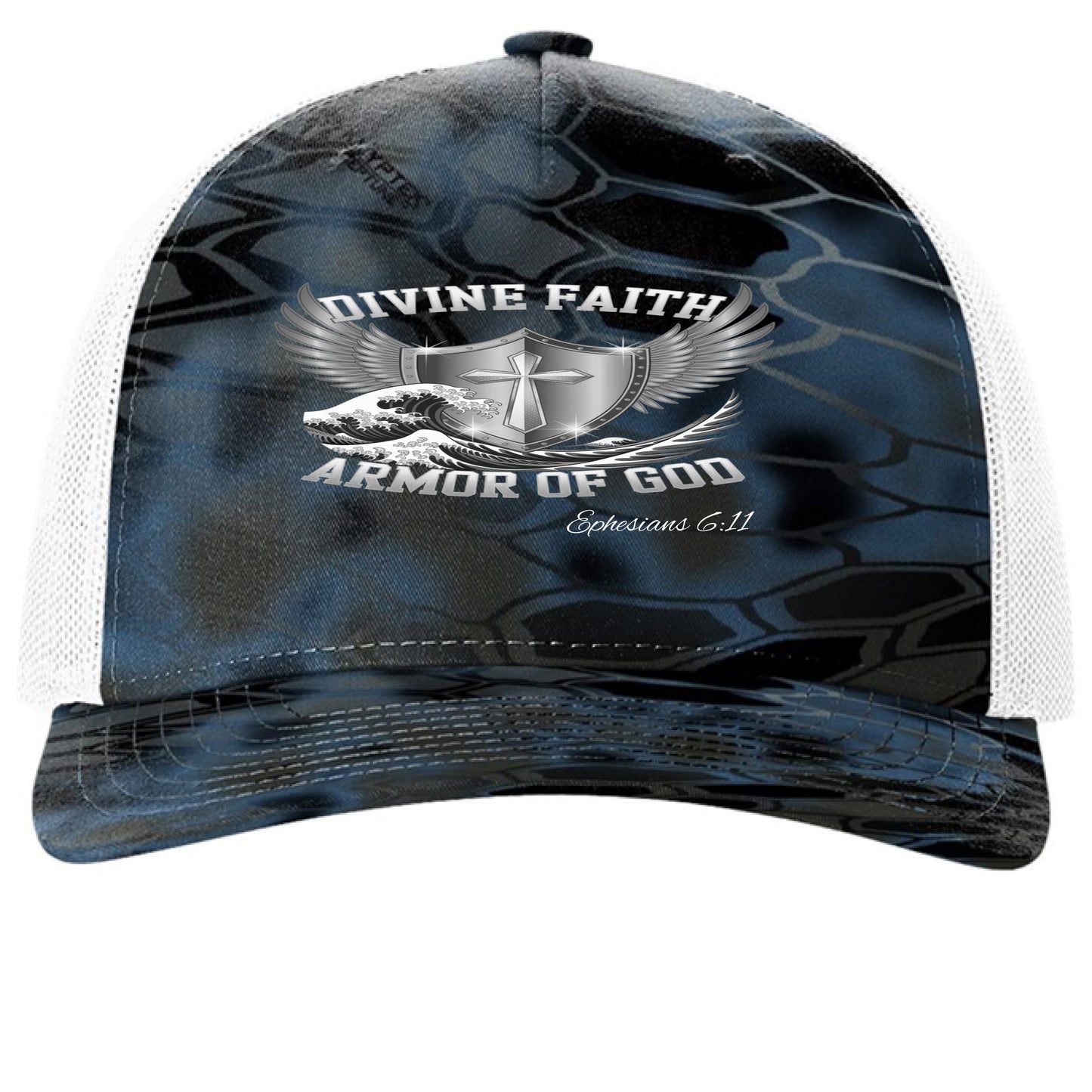 Kryptek Neptune/ White - FRONT