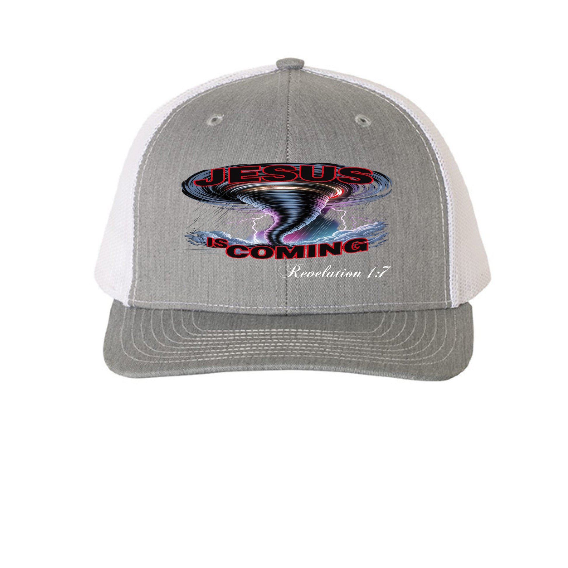 Heather Grey/ White - FRONT