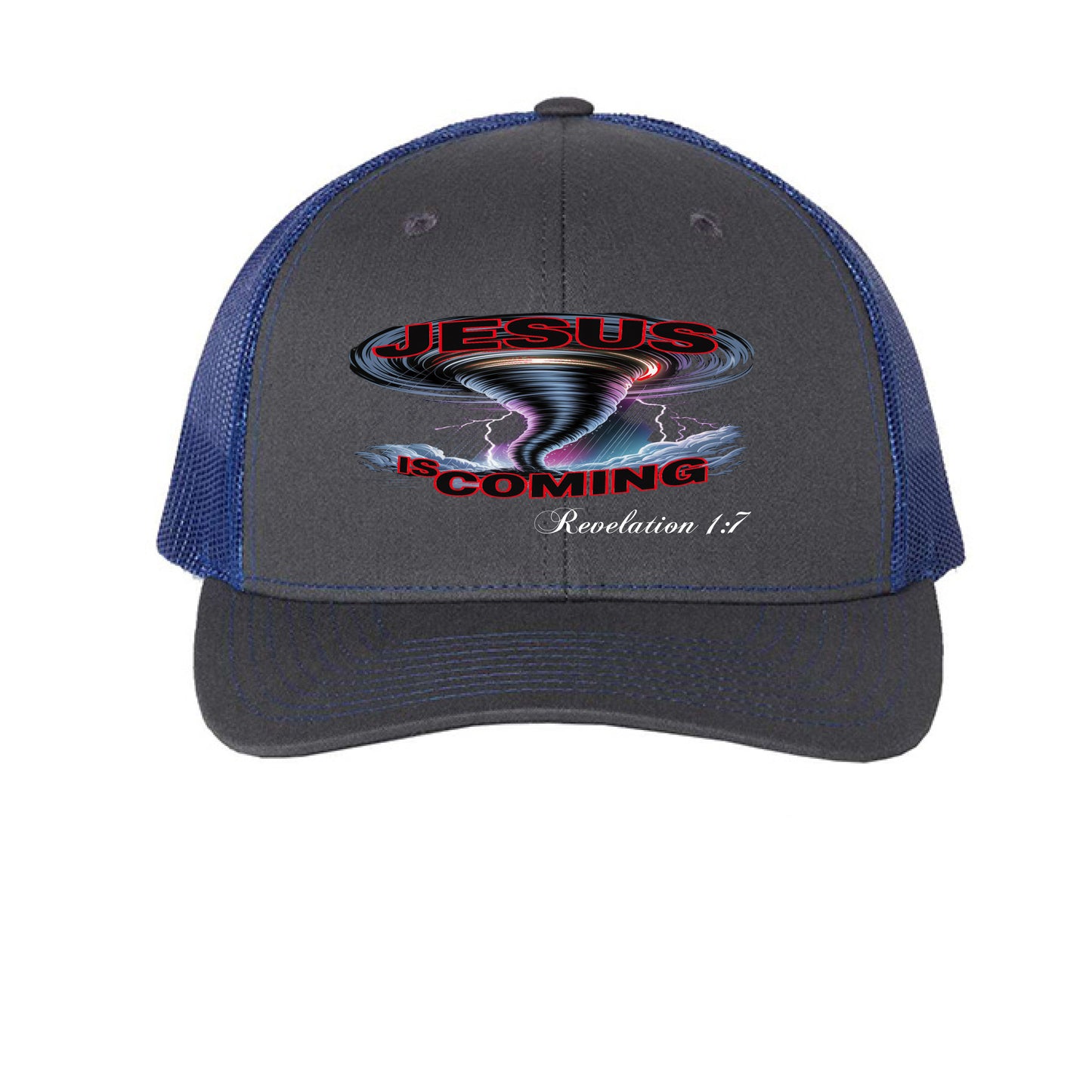 Charcoal/ Royal - FRONT