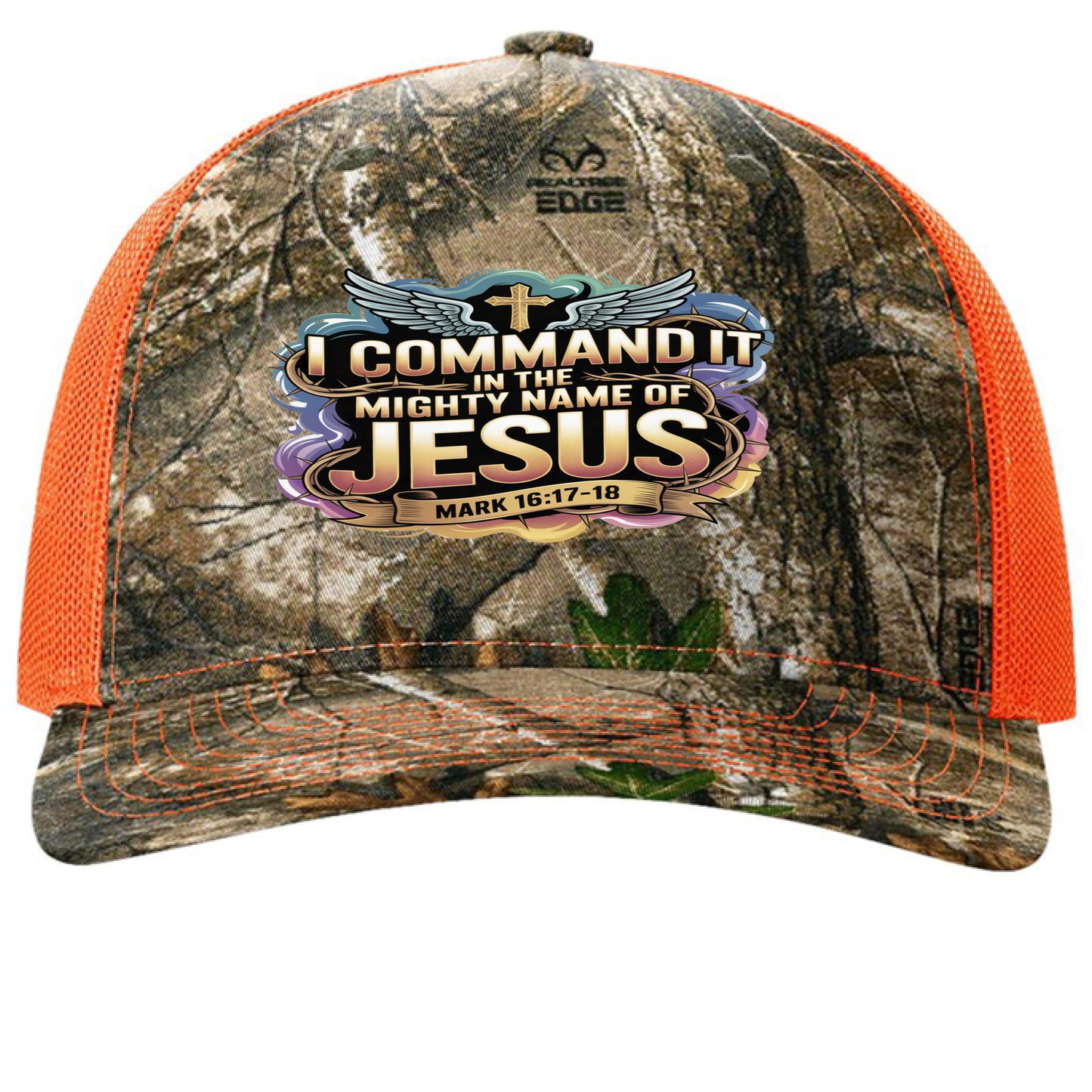 Realtree Edge/ Neon Orange - FRONT