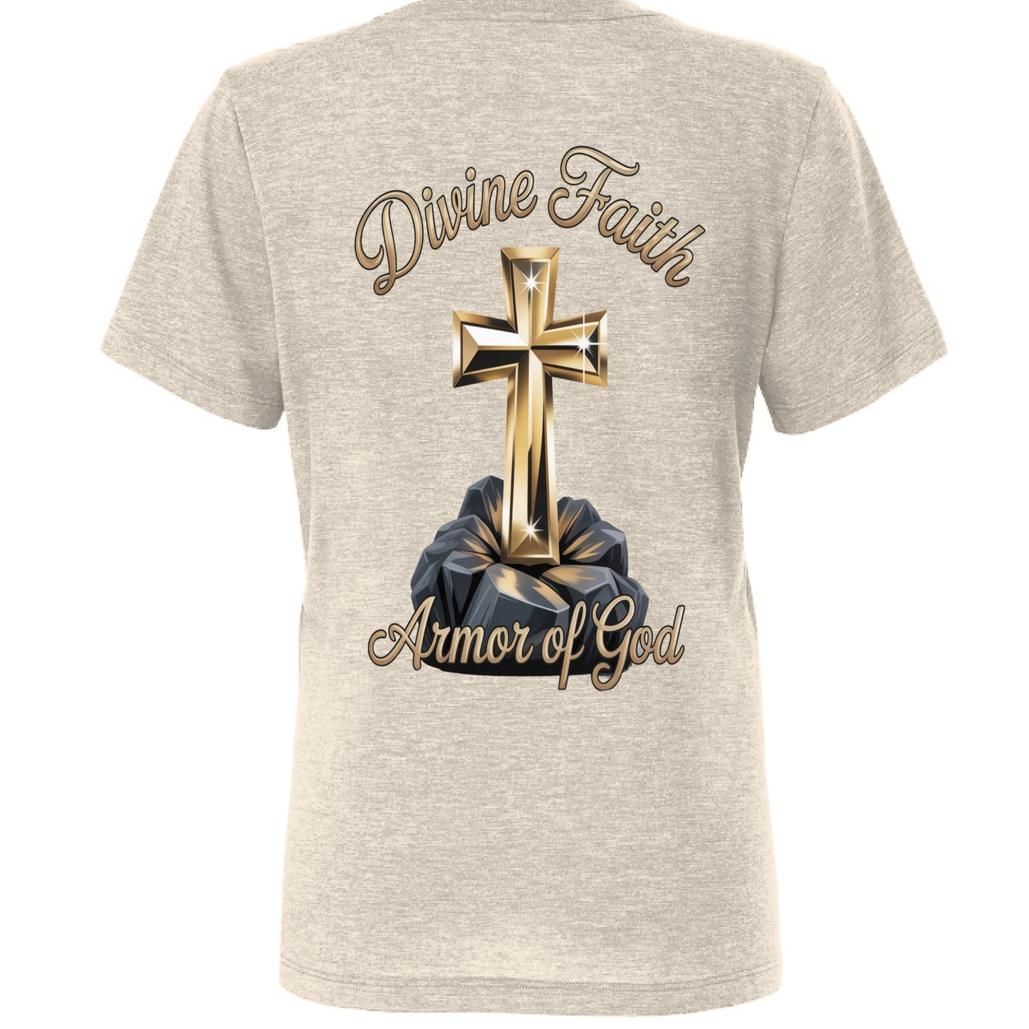 Solid Natural Triblend - BACK