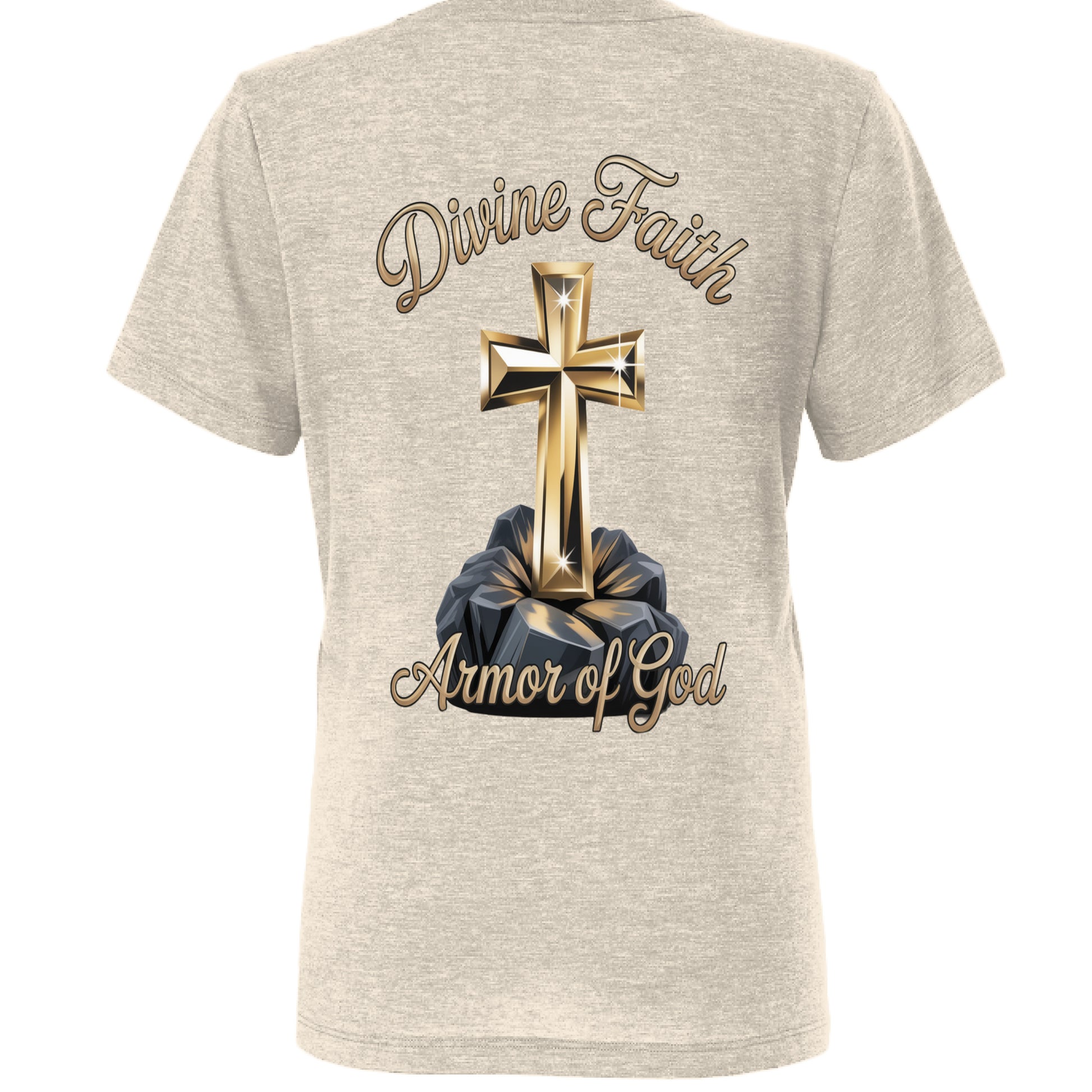 Solid Natural Triblend - BACK