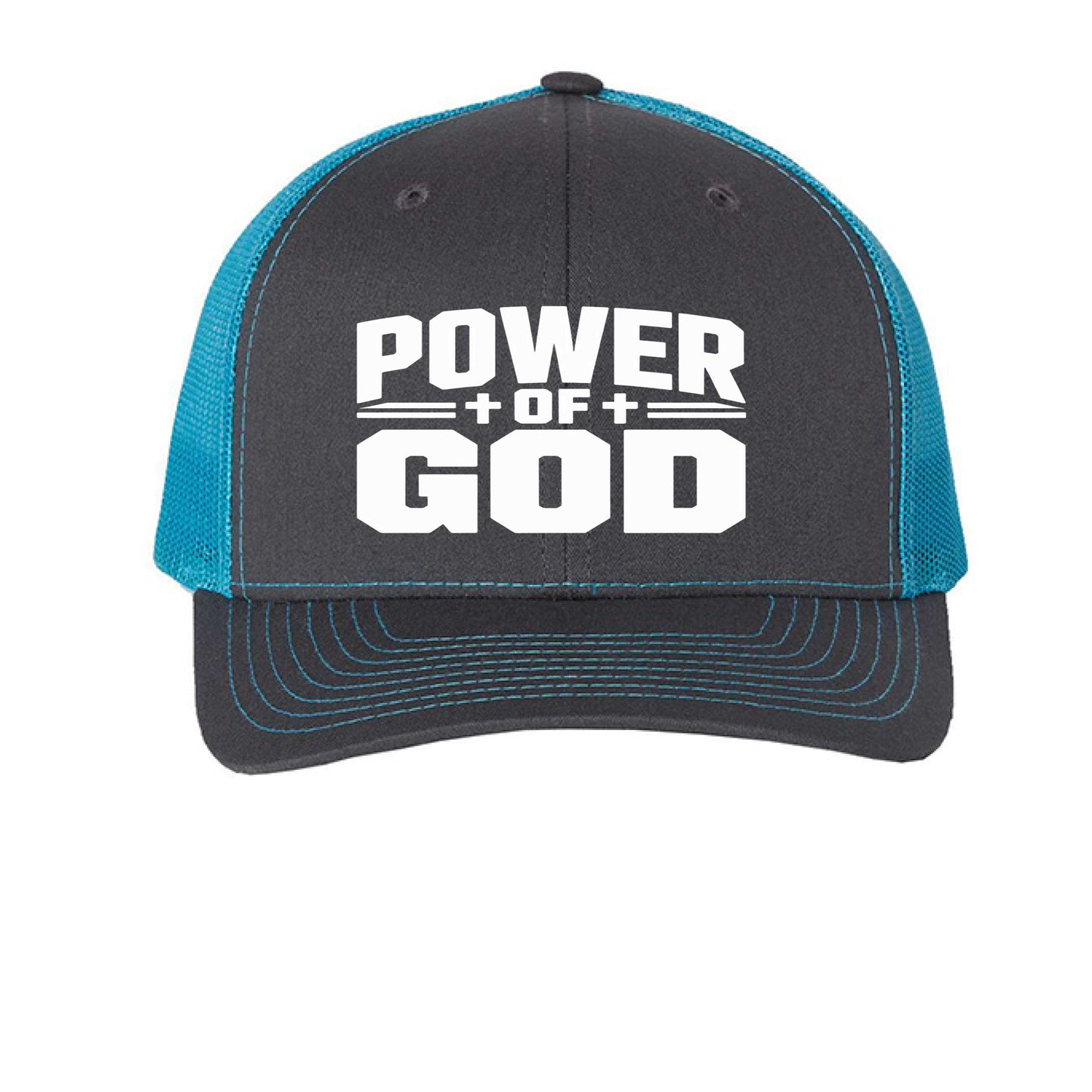 Charcoal/ Neon Blue - FRONT